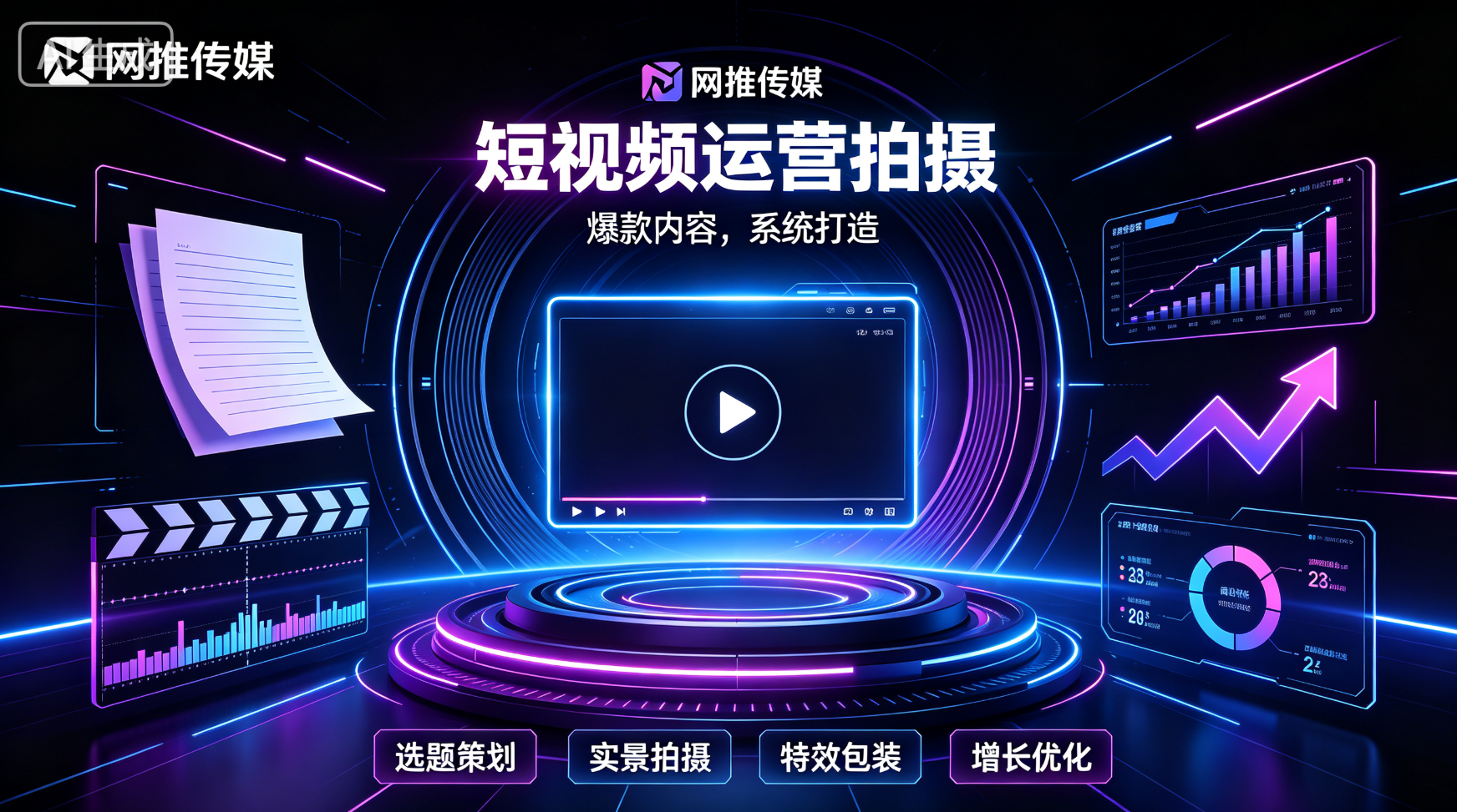 网推传媒短视频运营内容案例
